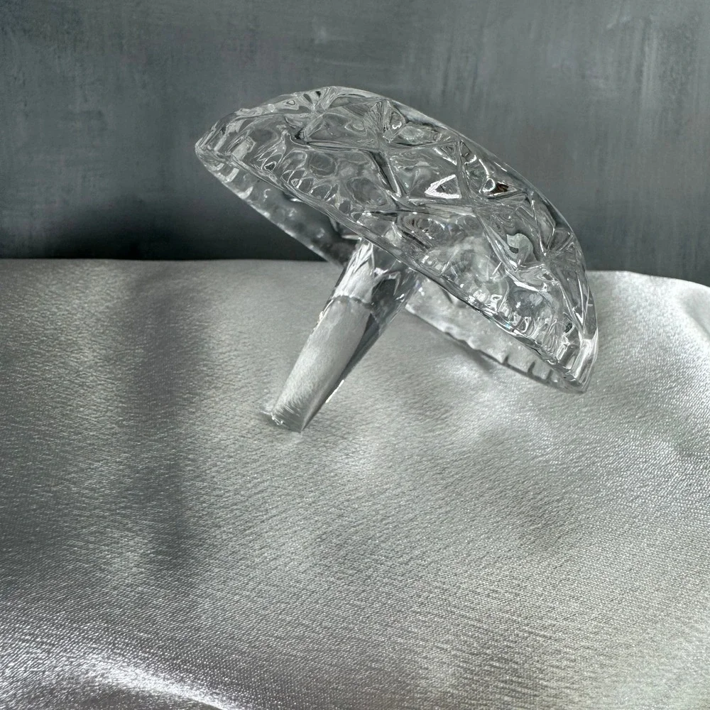 Vintage Crystal Ring Holder Women 3